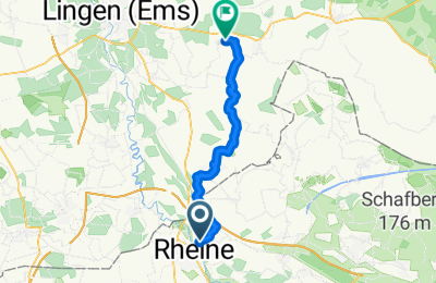 Route in der Bikemap App öffnen
