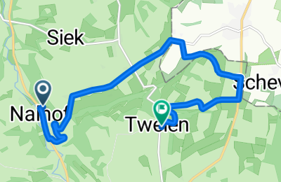 Route in der Bikemap App öffnen