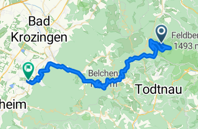 Route in der Bikemap App öffnen