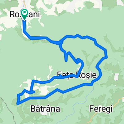 Roscani-Batrana - varianta scurta 40 km