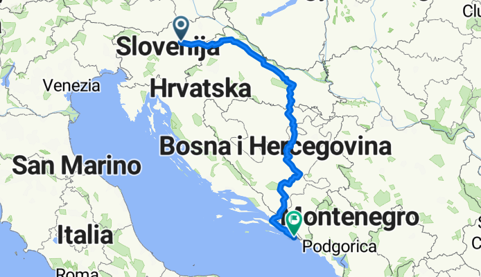 Žalec-Našice-Sarajevo-Mostar-Neum-Dubrovnik