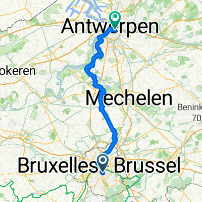Brussels Antwerpen bike trip