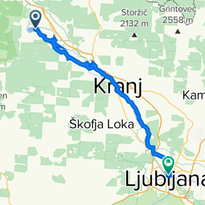 BLED TO LIUBLIANA