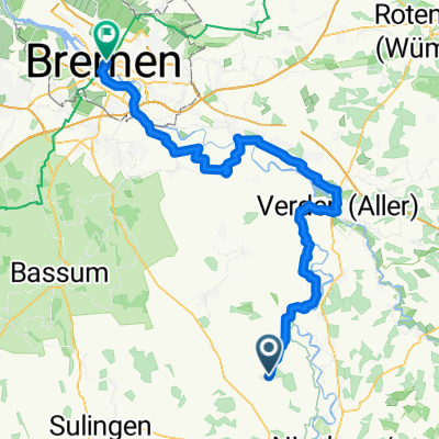 2016 Weserradweg 3. Etappe