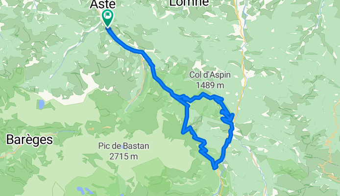 Hourquette d'Ancizan y Col d'Aspin 65 km, 1720+
