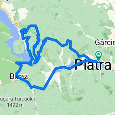 Ruginesti - Vf Obcinii - Drumul Plutasului - Pangarati - Pangaracior - Bisericani (Vf Simon) - Bistrita