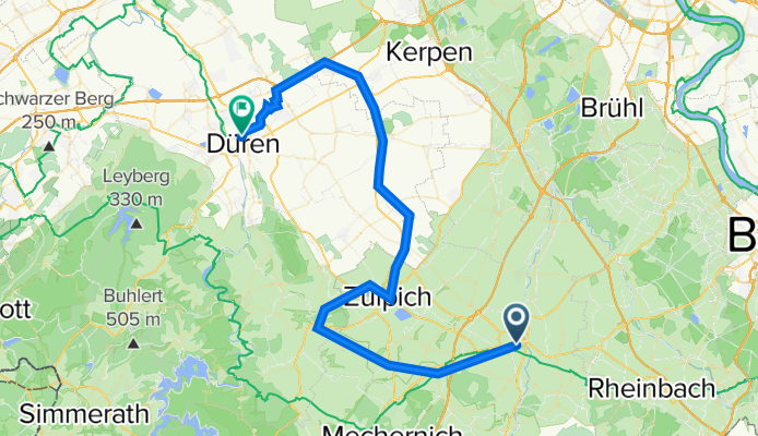 Von Euskirchen nach Düren entlang Neffelbach