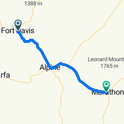 Fort Davis - Marathon