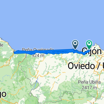  Aviles nach luarca nach san cosme