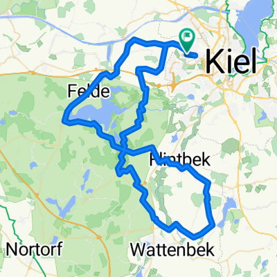 kiel - Naturpark Westensee - Bissee - Kiel