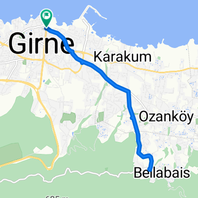 Auto - Girne - Bellapais - Girne