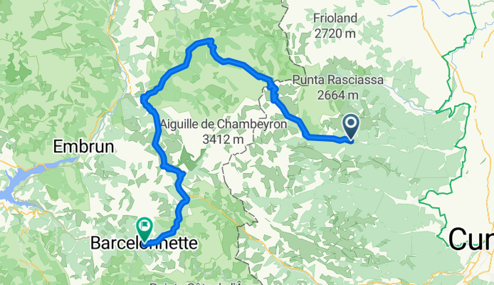 Sampeyre-Colle dell'Agnello-Vars-Barcelonnette / (1a Tappa)