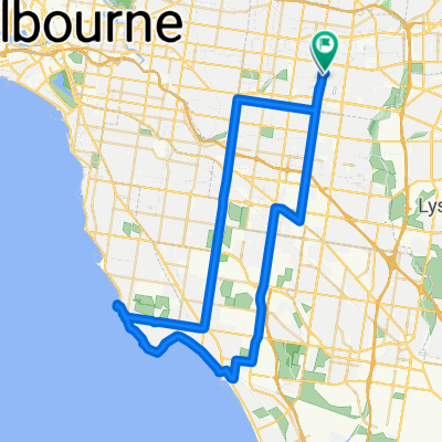 Lengthy ride through Blackburn South