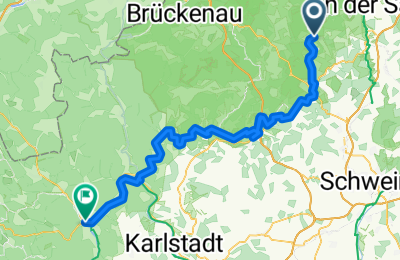 Route in der Bikemap App öffnen