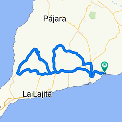 Las Playitas, 71 km, 870 HM im Uhrzeiger