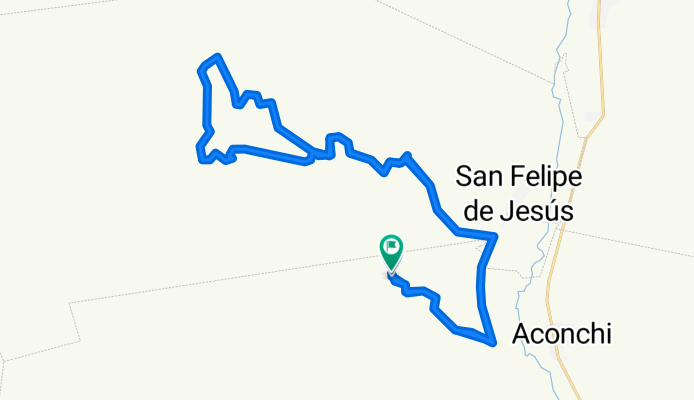 Ruta de Ejido San Felipe de Jesus