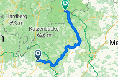 Route in der Bikemap App öffnen