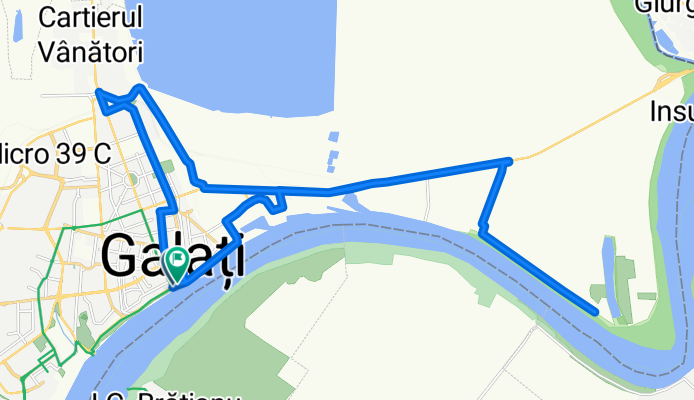 Traseu Galati-Cotul Pisicii si retur 