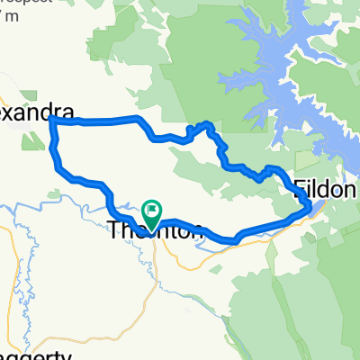 Thornton northern loop Eildon to Alexandra return