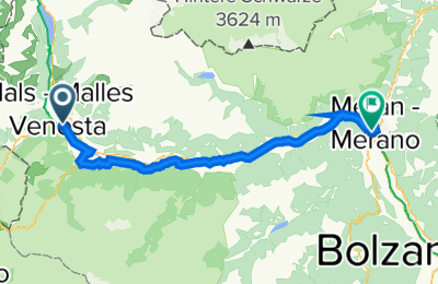 Route in der Bikemap App öffnen
