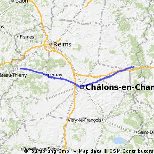 2 Troissy - Sainte Menehould 98km