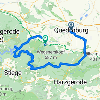 Anspruchsvolle kleine Harz-Cross-Tour