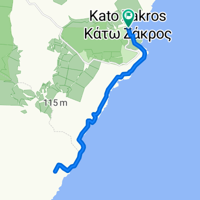 Kreta 60 Kato Zakros nach Xerokambos