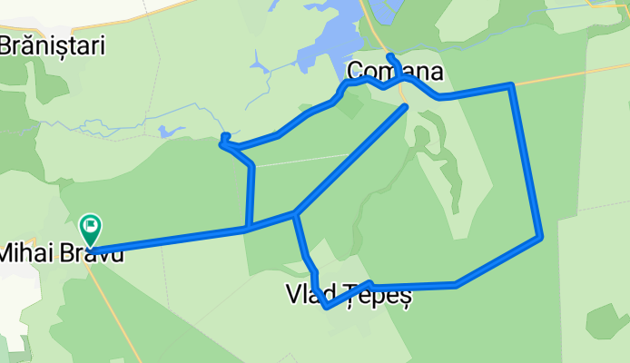 Mihai Bravu - Comana bike trail