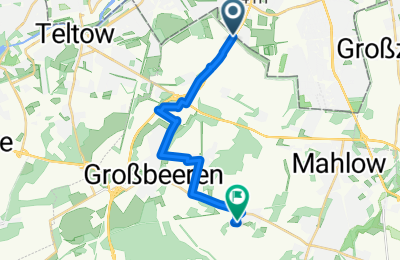 Route in der Bikemap App öffnen