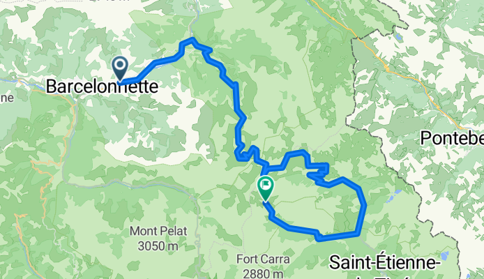 Barcelonnette Col de la Mostière 