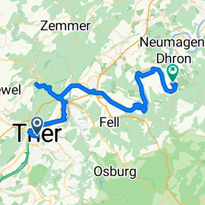 Moselradweg Trier - Koblenz, 1. Tag