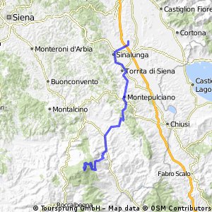 Sinalunga - Monte Amiata (Vetta)