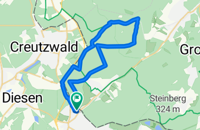 Route in der Bikemap App öffnen