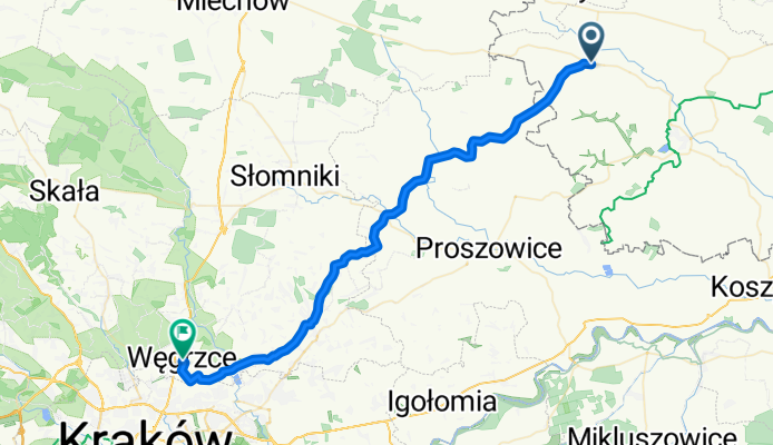 R15a Skalbmierz - Węgrzce