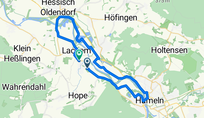 kleine Weserrunde bei Hameln