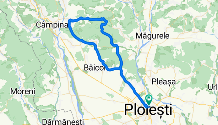 Traseu 70 km (Ploiesti)