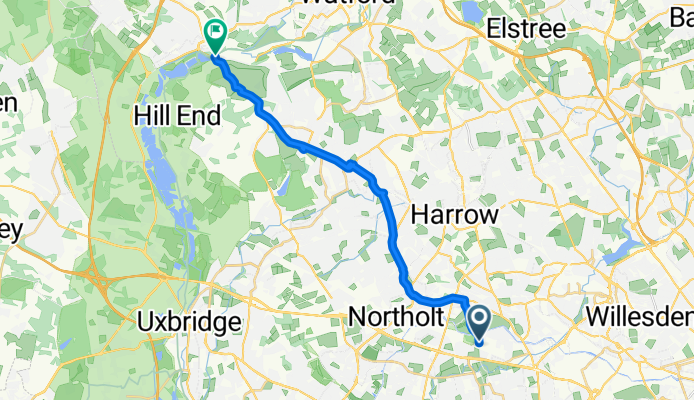 London to Rickmansworth 