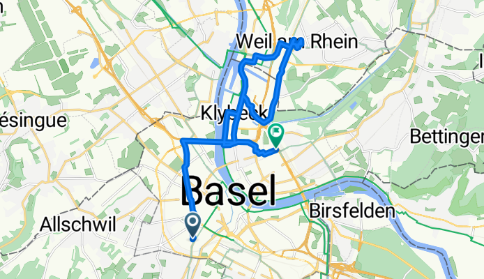 Ausfahrt durch Basel