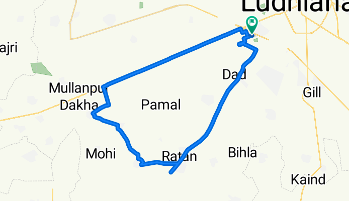 Long ride through Ludhiana