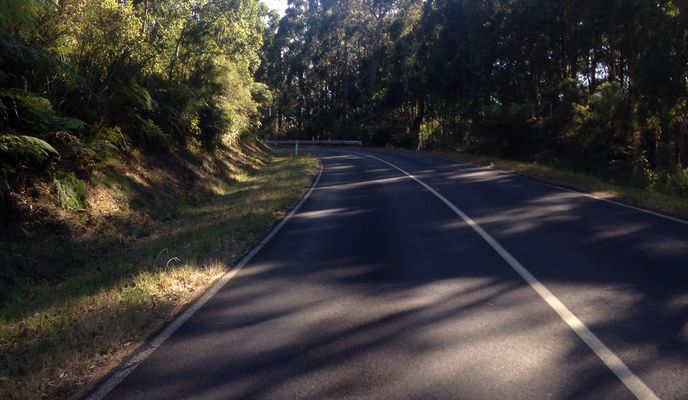 Foto 1 del percorso Bikemap "Long ride from Lorne to (null)"