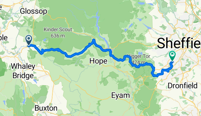 Sett valley trail to Sheffield