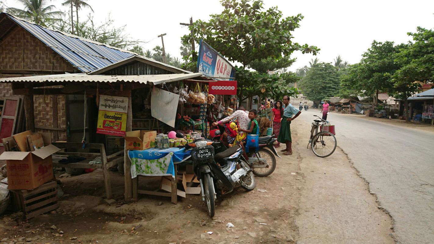 Lengthy bike tour through Kyaukse
