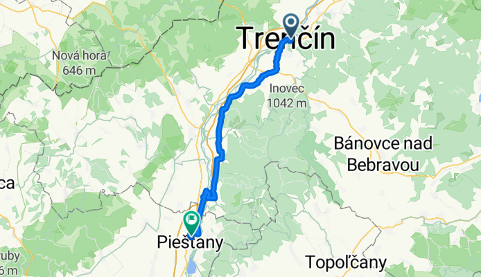Z Trenčína do Piešťan