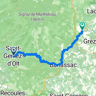 St-Geniez d'olt to Marvejols