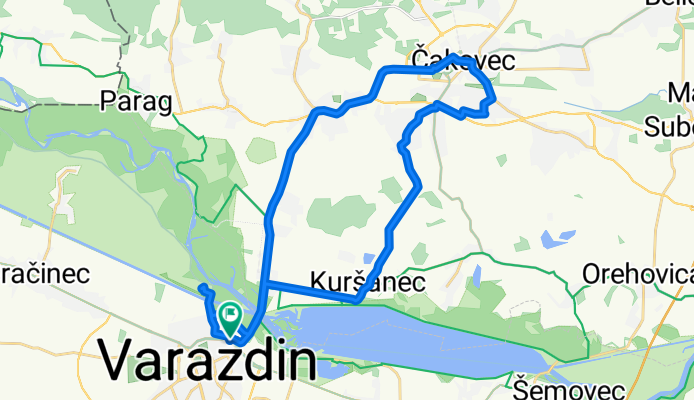 297. Varaždin - Poleve - Čakovec - Varaždin