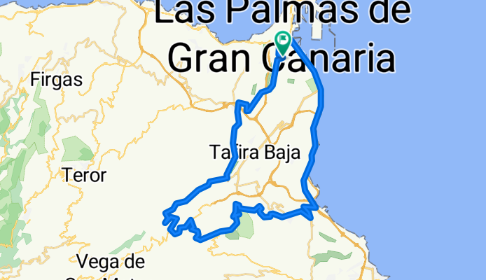 Los hoys por telde y subida a bandama