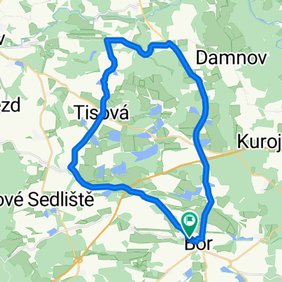 Bor-Kumpolec-Lhotka-Bor