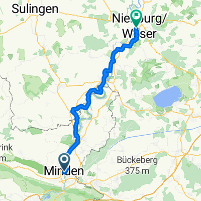 Weserradweg Minden-Nienburg