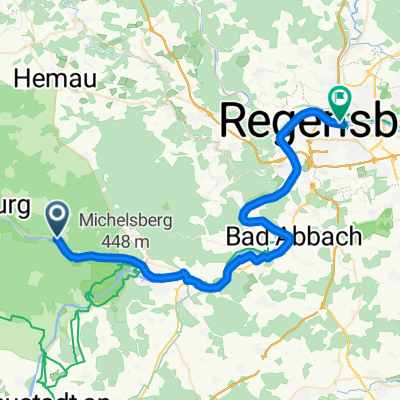Von Essing nach Regensburg
