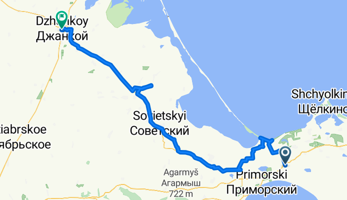 АК - МОНАЙСКИЕ КАМЕНОЛОМНИ - КРЕПОСТЬ "АРАБАТ" - УСАДЬБА ШАТИЛОВА 
